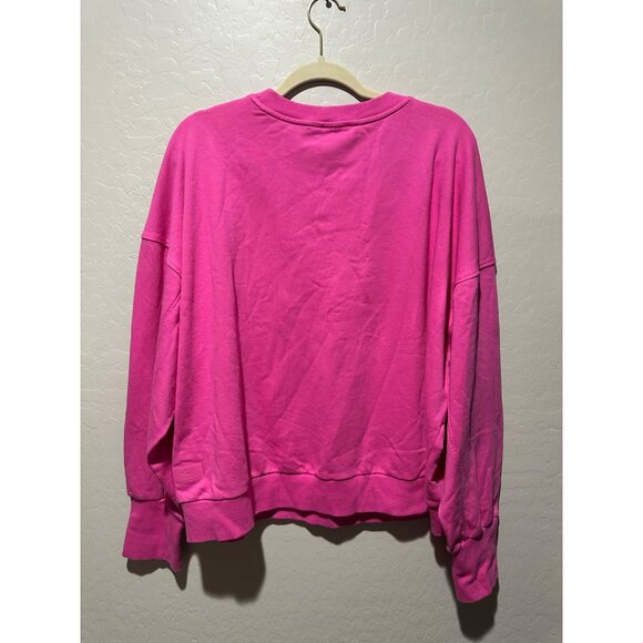 Joy Lab Women’s Loose Fit Sweatshirt Pink size XL NWT - Picture 3 of 5
